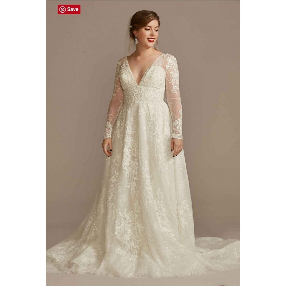 IVORY Oleg Cassini Wedding dress 2021 Edition - Picture 1 of 6